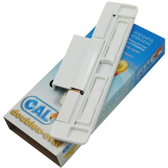 Cal Doublex Oval Weißer Schiebetür-Aluminiumverschluss