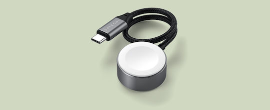 Satechi St-qcawm Wearable Charger Apple Watch, AirPods Gray