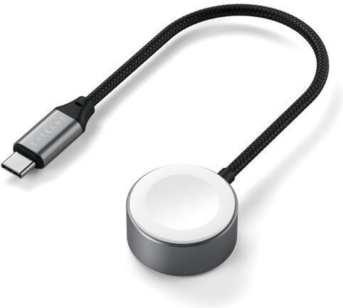 Satechi St-qcawm Wearable Charger Apple Watch, AirPods Gray