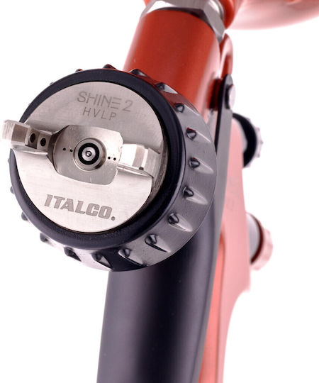 Italco Shine 2 Πιστόλι Βαφής Αέρος HVLP Άνω Δοχείου 1.3mm