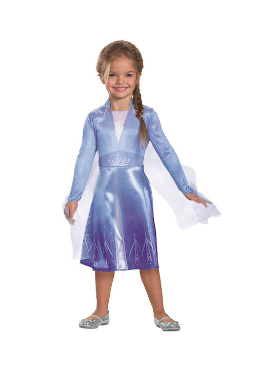 Αποκριάτικη Παιδική Στολή Frozen Elsa Deluxe