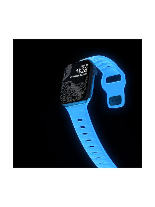Nomad Каишка Силикон Син (Apple Watch 38/40/41/42mm)