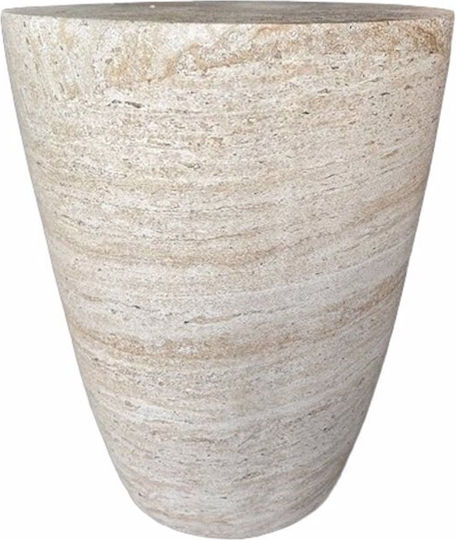 Side Table Lithos L37xW37xH47cm. Beige Side Table Lithos L37xW37xH47cm. Beige