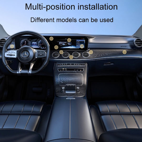 Car Mobile Mount with Magnet Silver