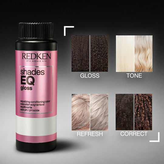 Redken Shades EQ Gloss Προσωρινή Βαφή Μαλλιών Χωρίς Αμμωνία 08t Silver Strong 60ml