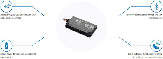 Teltonika GPS Tracker FMC920 (MCO01) Bluetooth GNSS GPRS GSM Glonass 4G/LTE for Cars IP54
