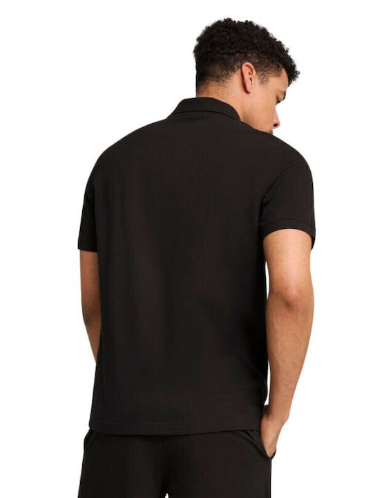 PUMA Essentials Polo T-shirt Μαυρο