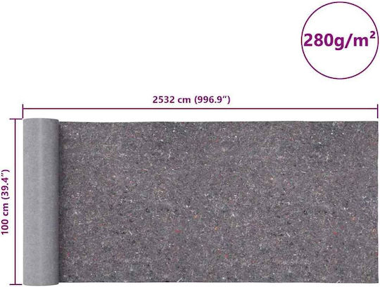 Vidaxl Αντιολισθητικές Φλοκάτες Ζωγράφου 2 Τεμ 2532 Εκ 280 Γρ./μ.²