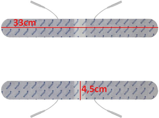Axion Back Electrodes Ανταλλακτικά Ηλεκτρόδια για Συσκευή Παθητικής Γυμναστικής 2τμχ