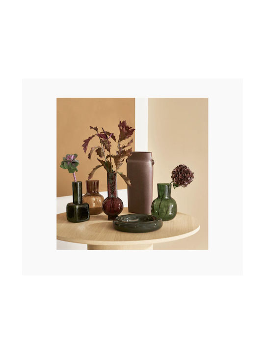 Urban Nature Culture Amsterdam Διακοσμητικό Βάζο Γυάλινο Καφέ