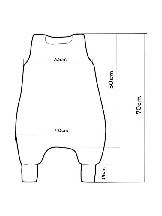 Jukki Winter Sleeping Bag with Feet 2.5 Tog