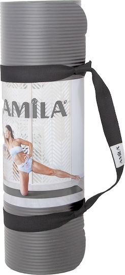 AMILA Exercise Mat Gray (183x63x1.5cm)