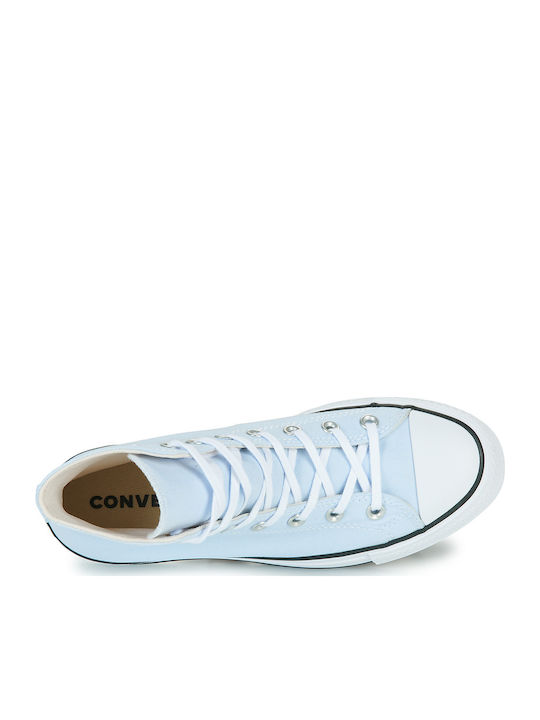 Γυναικεία Flatforms Μποτάκια Μπλε