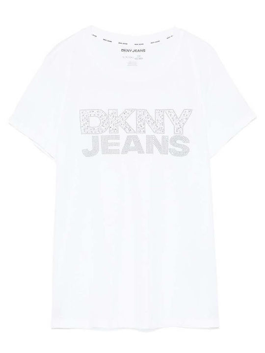 Logo Women's T-shirt White / Silver