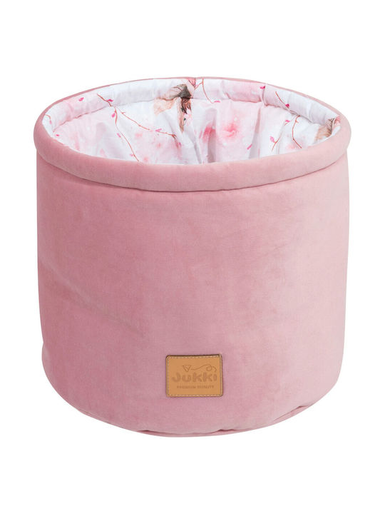 Jukki Nursery Storage Basket Pink