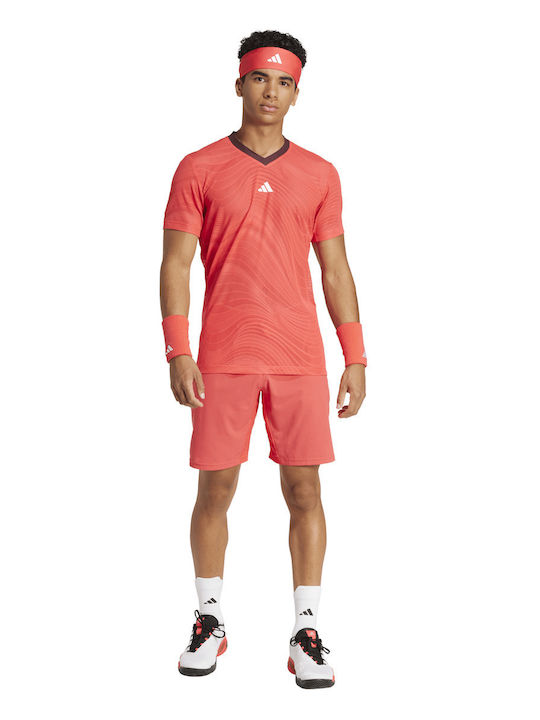 adidas FreeLift JD8633 Ανδρική Μπλούζα Κόκκινη