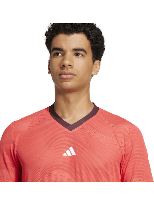 adidas FreeLift JD8633 Ανδρική Μπλούζα Κόκκινη