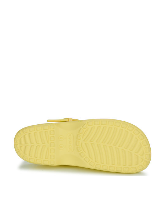 Crocs Classic Mary Jane Women's Clogs Yellow