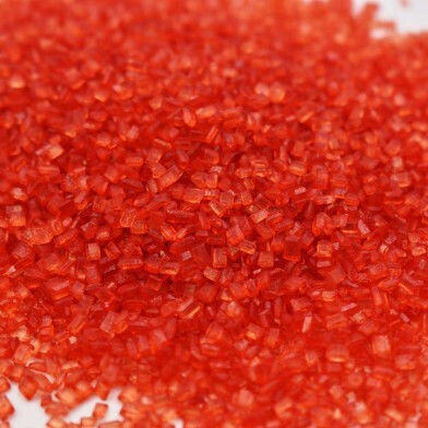 Red Crystal Sugar 80g E171 Free Sprinklicious