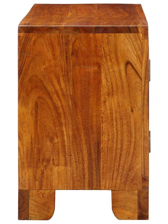 TV Stand Made of Solid Wood Multicoloured L30xD45xH90cm 4016505