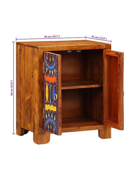 Μπουφές από Μασίφ Ξύλο Πολύχρωμο 50x35x60cm