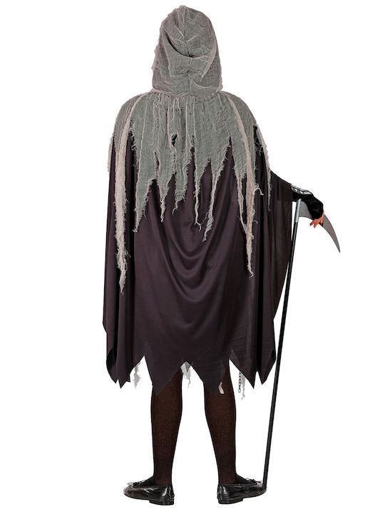 Kids Carnival Costume GRIM REAPER DELUXE SKELETON