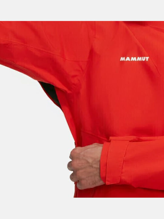 Winter Jacket Hardshell Waterproof and Windproof Red