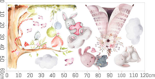 Decowalls Kinder Wandsticker Wand 60x120cm