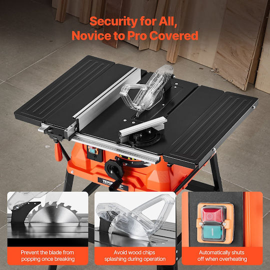 Vevor Battery Powered Bench Saw 1800W & Cutting Disc Diameter 254mm MGTJGDZJ10YCA9SCGV2