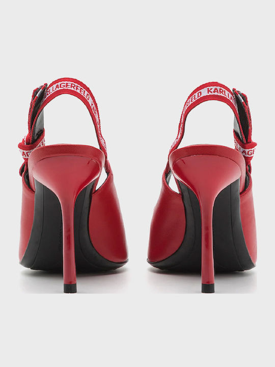 Red Heels with Strap