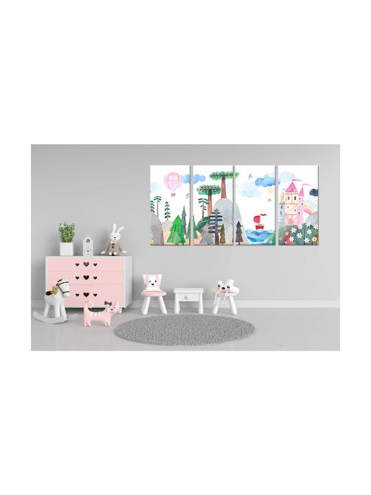 Decowalls Kids Framed Wall Painting 80x160cm