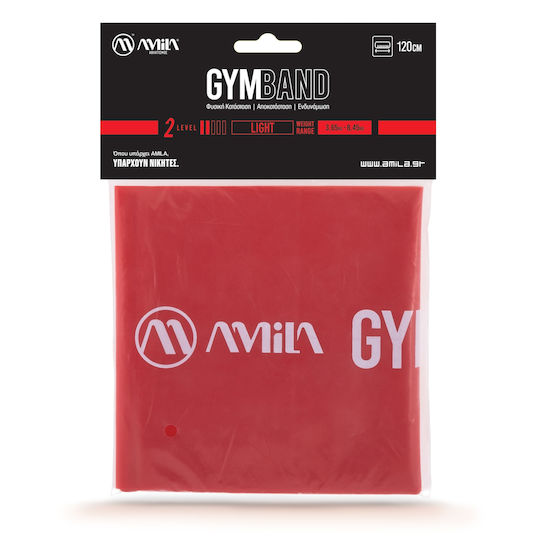 AMILA Resistance Band Gymtube Light Red