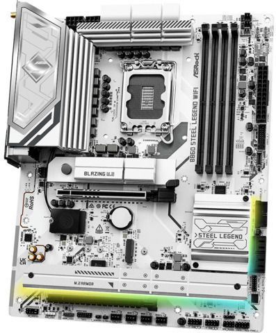 ASRock B860 Steel Legend WIFI Mainboard ATX mit Intel 1851 Sockel