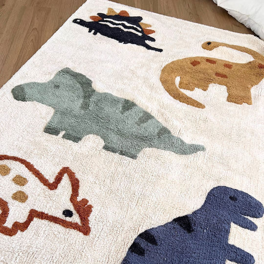 Baby Bliss Παιδικό Χαλί Βαμβακερό Μπεζ 100x140cm