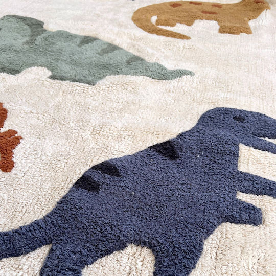 Baby Bliss Παιδικό Χαλί Βαμβακερό Μπεζ 100x140cm