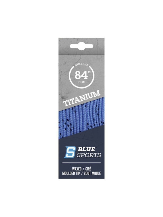 Bluesports Titanium 902041 Waxed Shoelaces