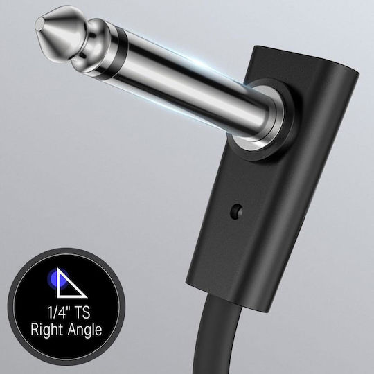 Donner Kabel 6,3mm Stecker - 6,3mm Stecker 0.15m 6Stück (EC1125)