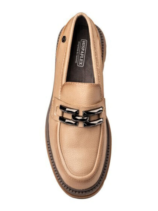Damen Loafers in Beige Farbe