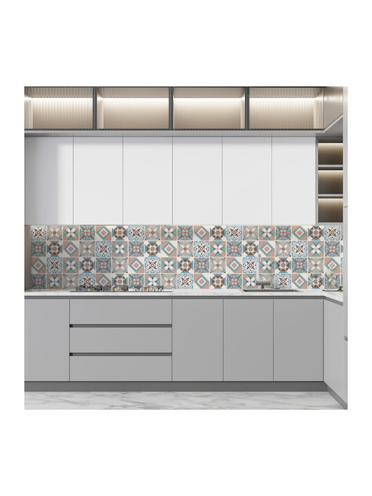 Autocolante pentru faianță de bucătărie Furnir Piatră Decorativă 10x10cm
