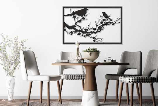 Open Work Decoration Painting Panels Wall Open Work Panel Living Room Birds 59x95