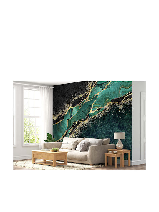 Glamour Veneer Marble Gold Wall Mural Living Room Wall Decoration 260x390