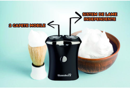 Hausberg Hb-74 Rechargeable Electric Shaver with 2 Batteries 350 mAh