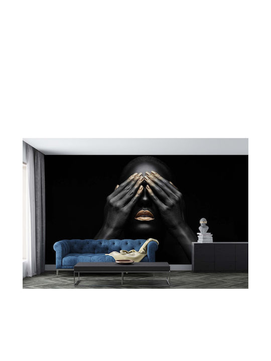 Zeitgenössische Wandtapete Wohnzimmer Schlafzimmer Frau Gold 240x360