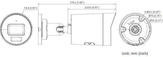 Hikvision DS-2CD2667G2HT-LIZS(eF) IP Камера за наблюдение Full HD+ 6MP Водоустойчива с Обектив 2.8-12мм