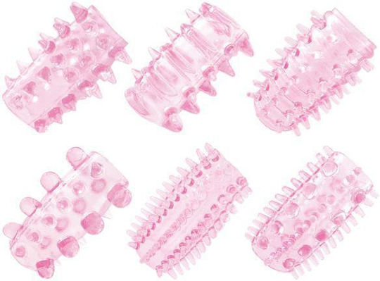 Toyz4lovers Timeless Pleasure Sleeves Προέκταση Πέους 6τμχ Pink