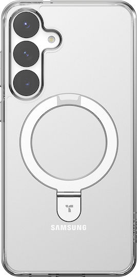 Torras Ostand Umschlag Rückseite Silikon Transparent (Galaxy S25+)
