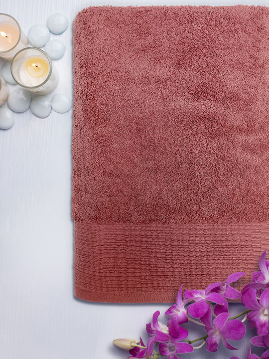 San Lorentzo Facecloth Supreme 50x90cm Rose Weight 600gr/m²