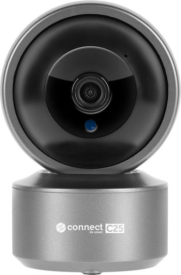 Kruger & Matz Connect C25 IP Κάμερα Παρακολούθησης Wi-Fi Full HD+ 5MP με Αμφίδρομη Επικοινωνία Γκρι