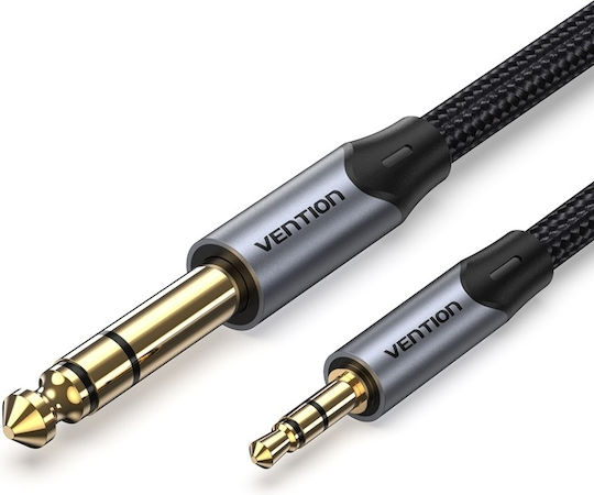 Vention Cable 6.3mm male - 3.5mm male 10m Gray