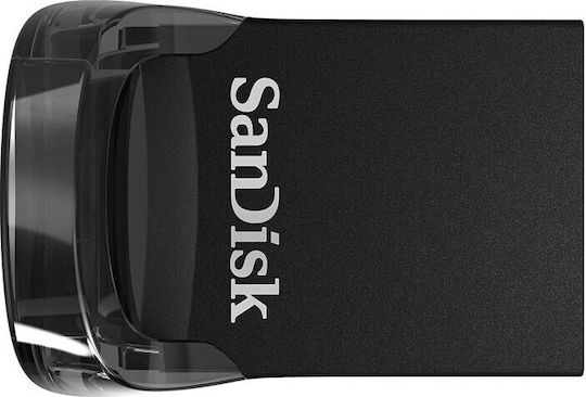 Sandisk Ultra Fit 128GB USB 3.1 Stick Μαύρο